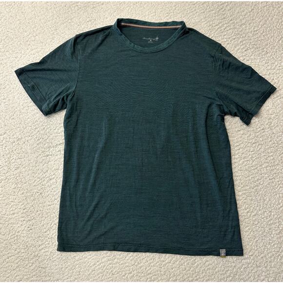 Smartwool Mens Short Sleeve Merino Wool Blend Shirt Medium - Picture 1 of 8